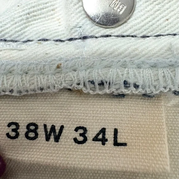 Men’s Buck Mason JAPANESE DENIM FORD STANDARD JEAN Classic Blue Denim 38/31 - Picture 8 of 14